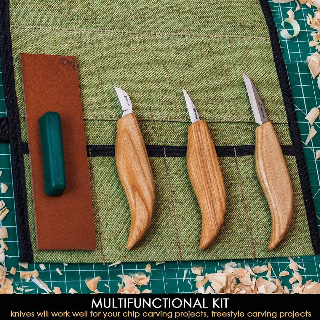 BeaverCraft - S15 - Chip and Whittle Craft Tool Knife Set - Image 3