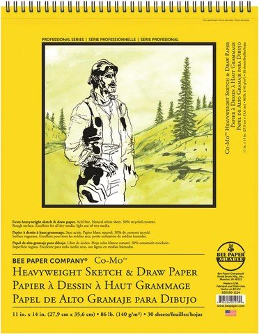 Bee Paper Co-Mo Heavyweight Sketch Paper Pad - 11x14