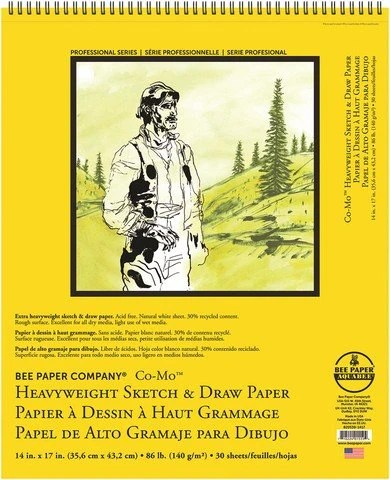 Bee Paper Co-Mo Heavyweight Sketch Paper Pad - 14X17