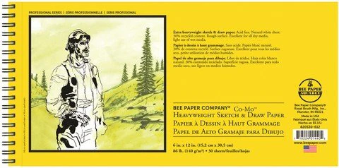 Bee Paper Co-Mo Heavyweight Sketch Paper Pad - 6X12