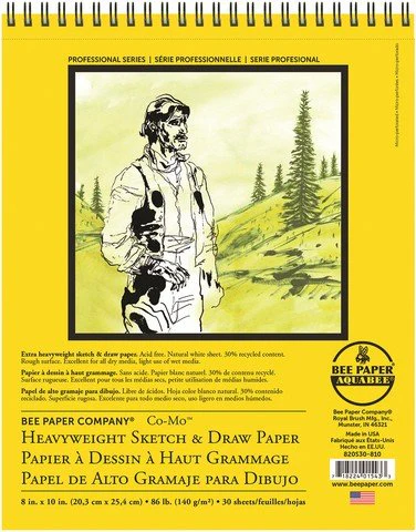 Bee Paper Co-Mo Heavyweight Sketch Paper Pad - 8X10