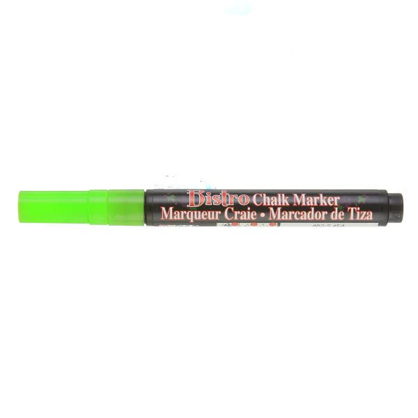 Bistro Chalk Marker 3mm Extra Fine Tip - Fluorescent Green