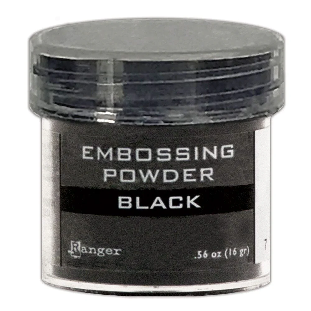 Ranger Embossing Powder 0.56 oz (16 gram) Black