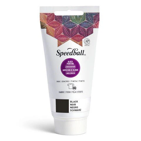 Speedball Printing Inks for Fabrics - 2.5 oz. - Black