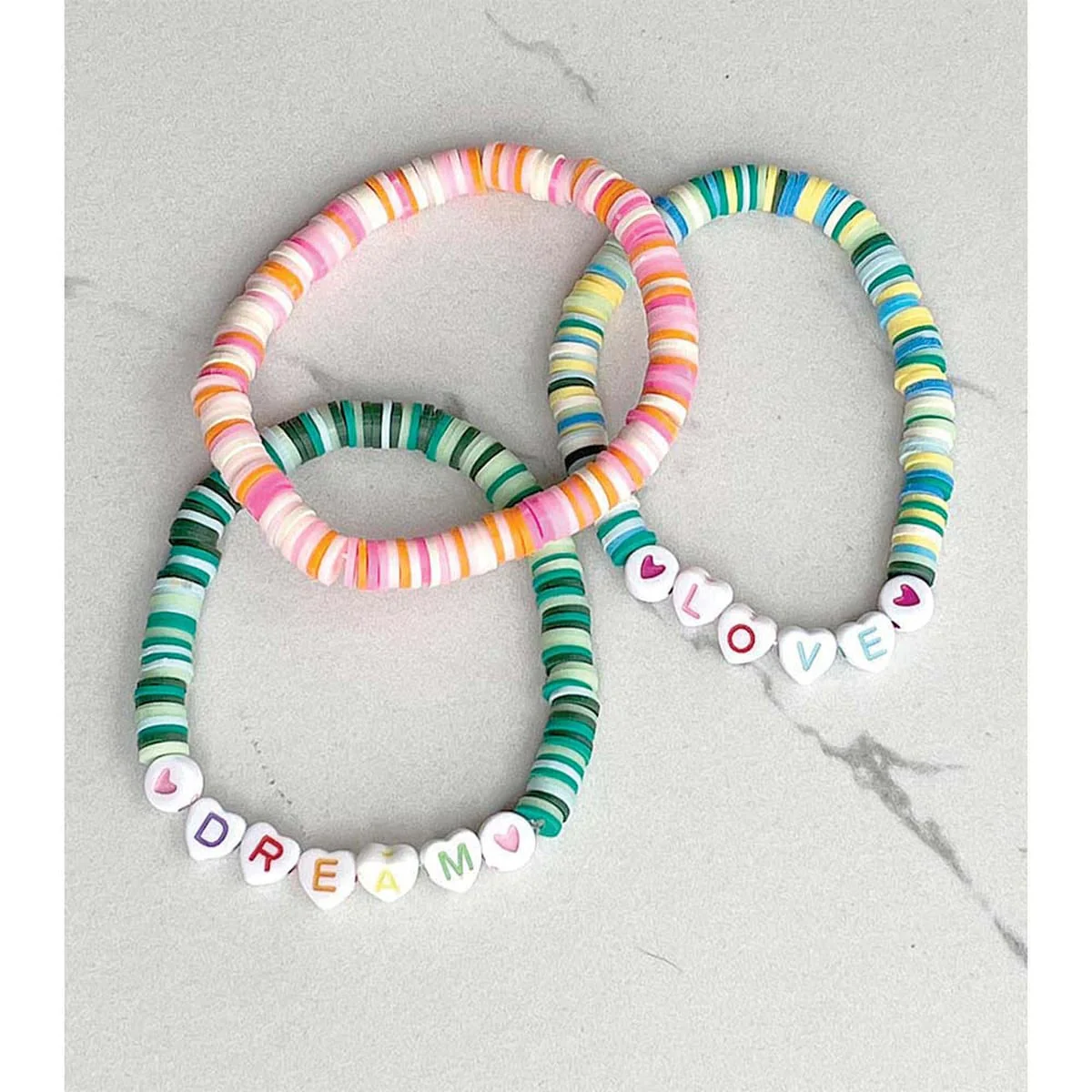 Jewelry Made By Me - Bold Brights Heishi Clay 3000 Bead Kit in 24 Compartment Box - Image 2