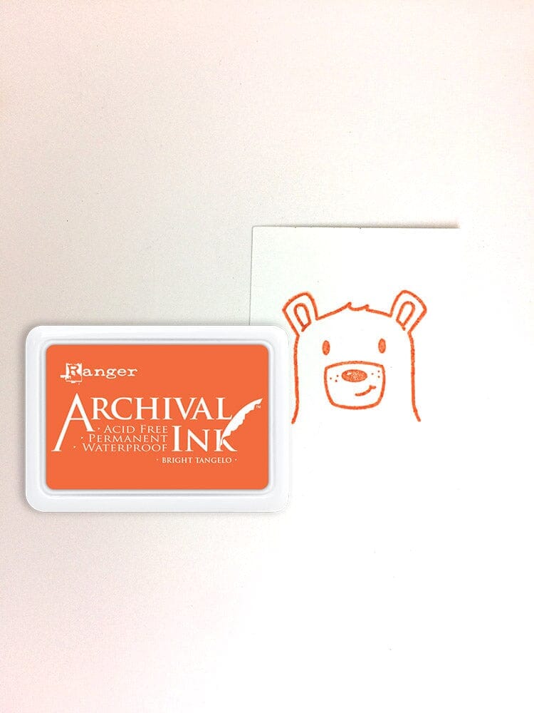 Ranger Archival 2.75"x4" Ink Pad - Bright Tangelo - Image 2