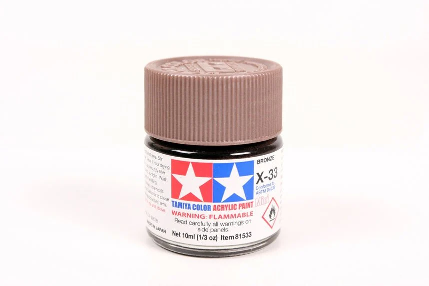 Tamiya Mini Acrylic 10 ml - X-33 Bronze Gloss Finish