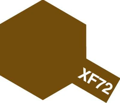 Tamiya Mini Acrylic 10 ml - XF-72 Brown (JGSDF) Matte Finish - Image 2
