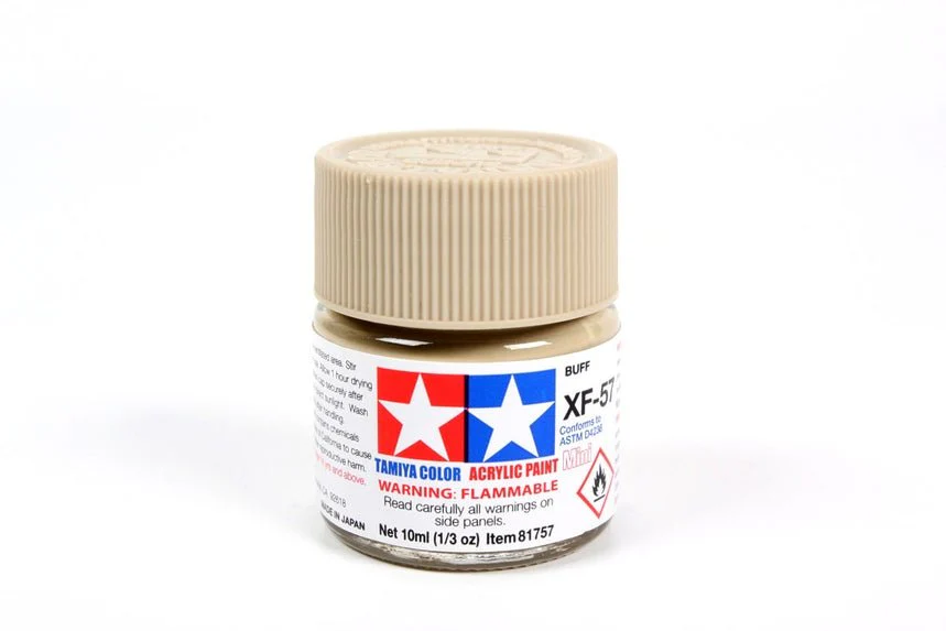 Tamiya Mini Acrylic 10 ml - XF-57 Buff Matte Finish