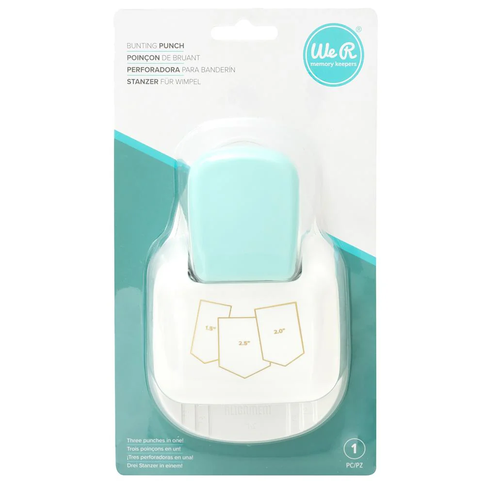 We R Makers 3-in-1 Bunting Punch