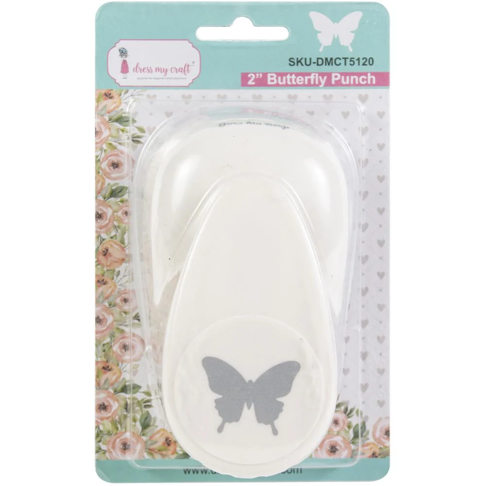 Dress My Craft Paper Punch - 2" Butterfly