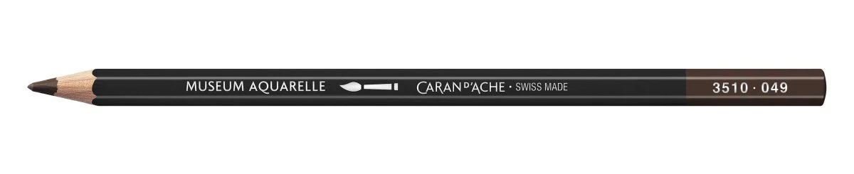 Caran d'Ache Museum Aquarelle Pencil - 049 Umber
