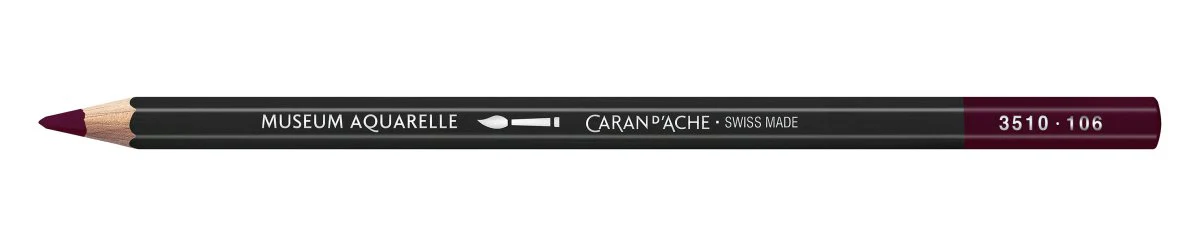 Caran d'Ache Museum Aquarelle Pencil - 106 Plum Dark