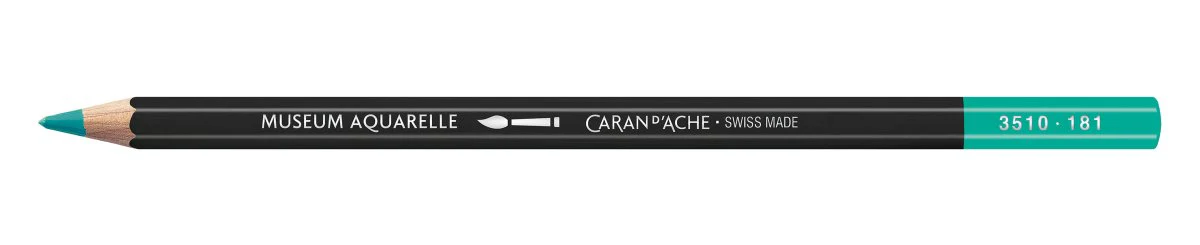 Caran d'Ache Museum Aquarelle Pencil - 181 Light Malachite Green