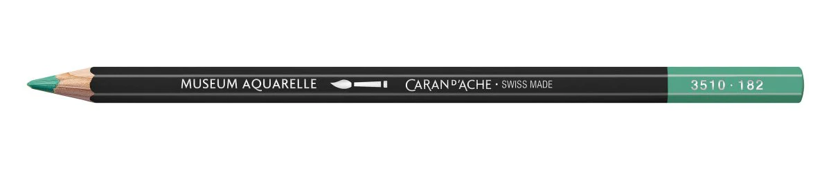 Caran d'Ache Museum Aquarelle Pencil - 182 Cobalt Green