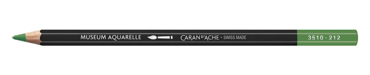 Caran d'Ache Museum Aquarelle Pencil - 212 Chrome Oxide Green