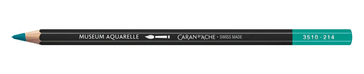 Caran d'Ache Museum Aquarelle Pencil - 214 Beryl Green