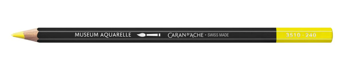 Caran d'Ache Museum Aquarelle Pencil - 240 Lemon Yellow