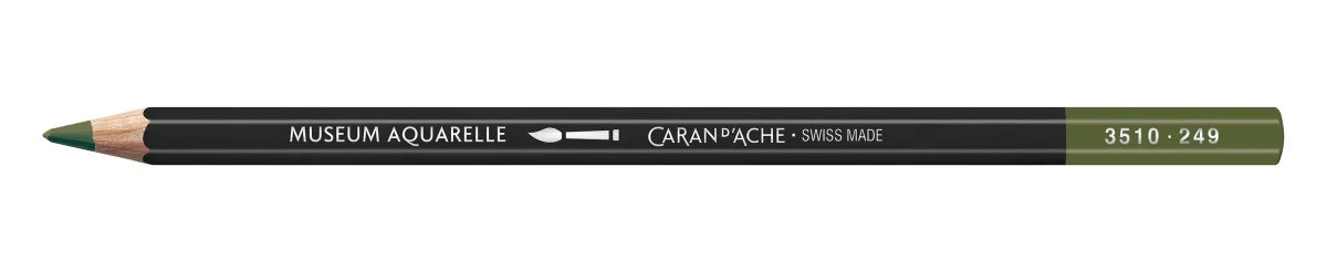 Caran d'Ache Museum Aquarelle Pencil - 249 Dark Olive