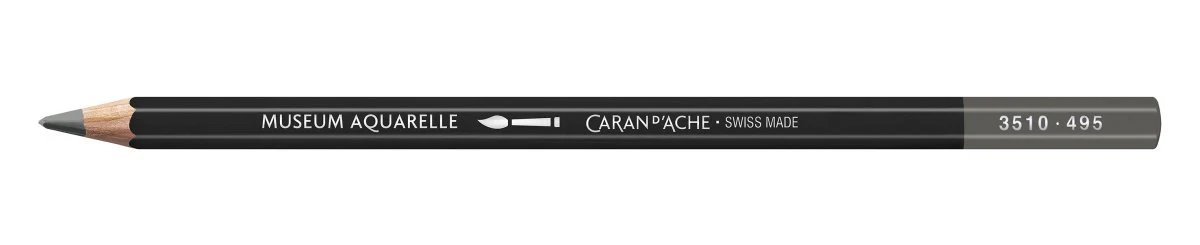 Caran d'Ache Museum Aquarelle Pencil - 495 Slate Grey