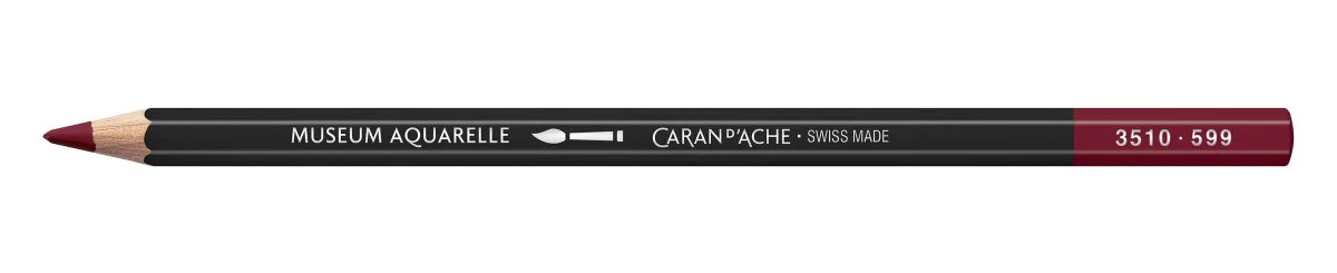 Caran d'Ache Museum Aquarelle Pencil - 599 Crimson Aubergine