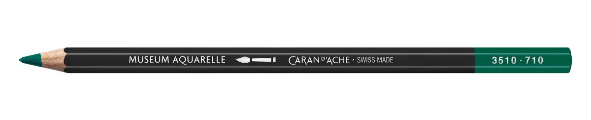 Caran d'Ache Museum Aquarelle Pencil - 710 Pthalocyanine Green