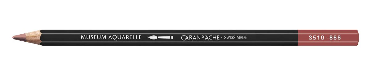 Caran d'Ache Museum Aquarelle Pencil - 866 Burnt Sienna 50%