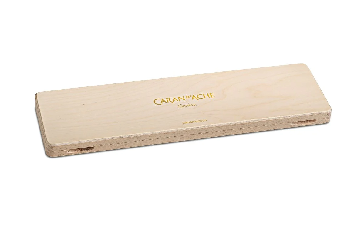 *Discontinued by manufacturer* Caran d'Ache Neocolor II Artists' Crayons 50th Anniversary set of 50 - Wood Box Special Edition - Image 2