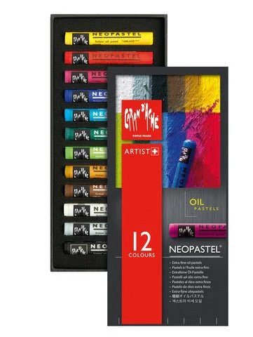 Caran d'Ache Neopastel - 12 assorted colors