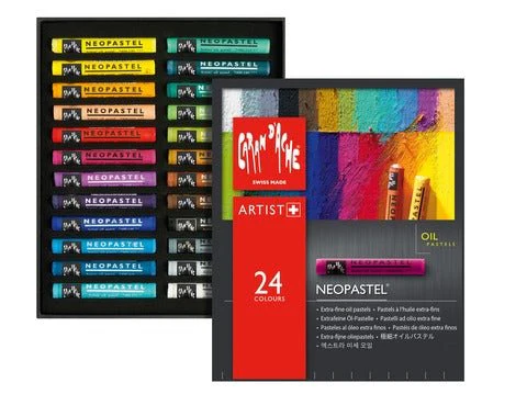 Caran d'Ache Neopastel - 24 Color Pastel Box Set