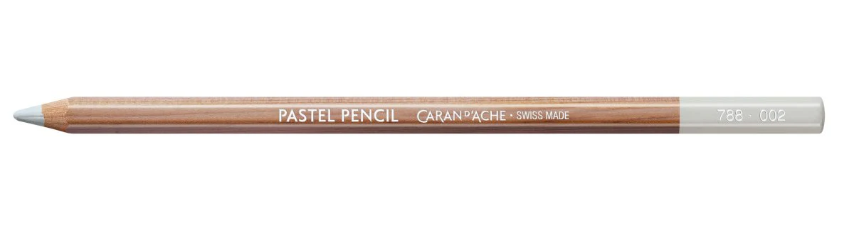 Caran d'Ache Pastel Pencil - 002 Silver Grey - Image 2