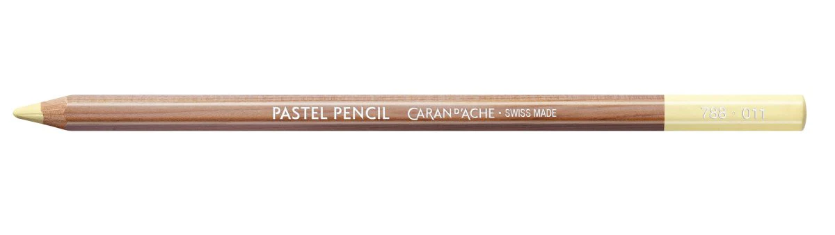 Caran d'Ache Pastel Pencil - 011 Pale Yellow - Image 2