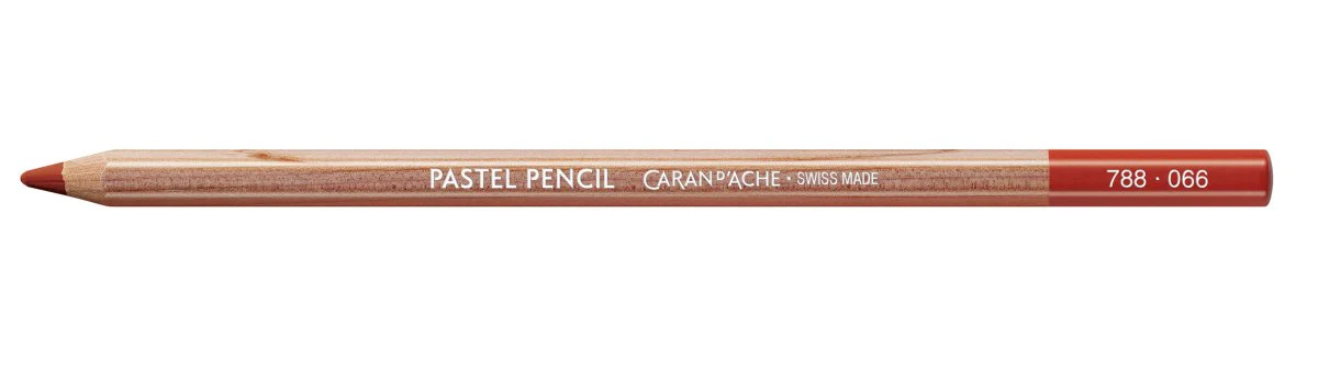 Caran d'Ache Pastel Pencil - 066 Raw Russet - Image 2