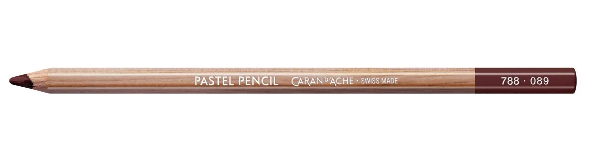 Caran d'Ache Pastel Pencil - 089 Dark Carmine - Image 2