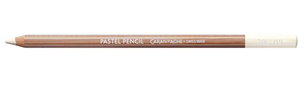 Caran d'Ache Pastel Pencil - 901 Chinese White