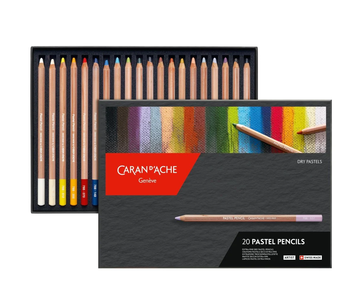 Caran d'Ache Pastel Pencil Set - 20 colors