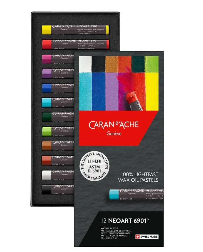 Caran d'Ache Set of 12 Neoart 6901 Pastels