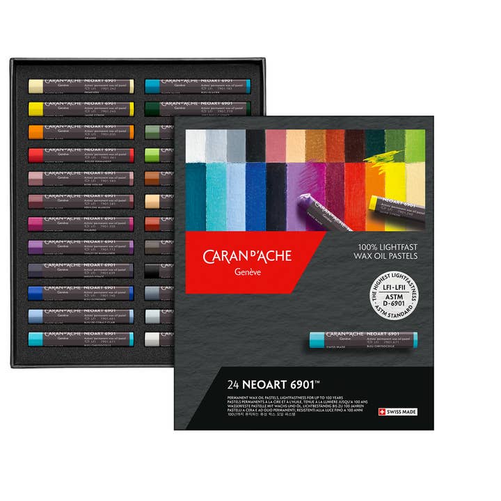 Caran d'Ache Set of 24 Neoart 6901 Pastels