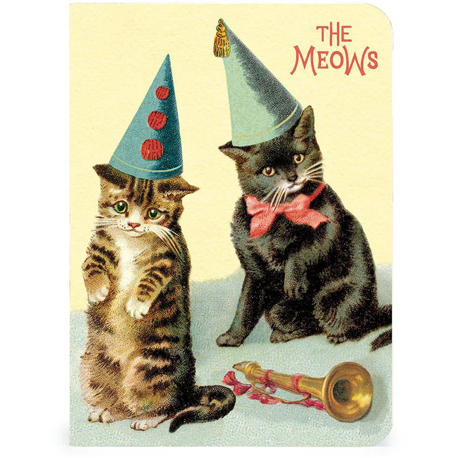 Cavallini & Co. Vintage Inspired Mini Notebook - 4 x 5.5 inch 96 pages - Set of 3 - Cats - Image 3