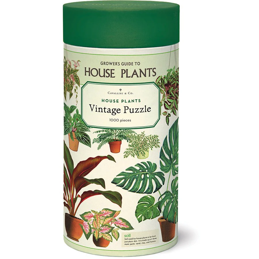 Cavallini & Co. Vintage Inspired 1000 Piece Puzzle - House Plants