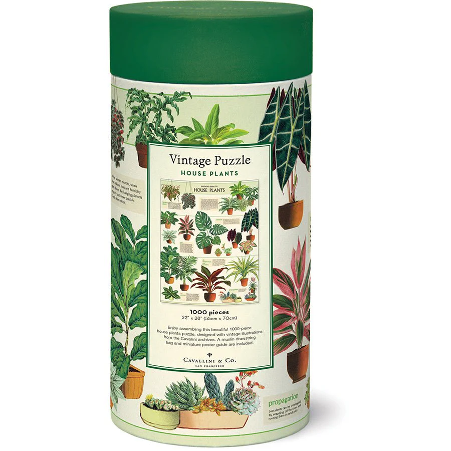 Cavallini & Co. Vintage Inspired 1000 Piece Puzzle - House Plants - Image 3