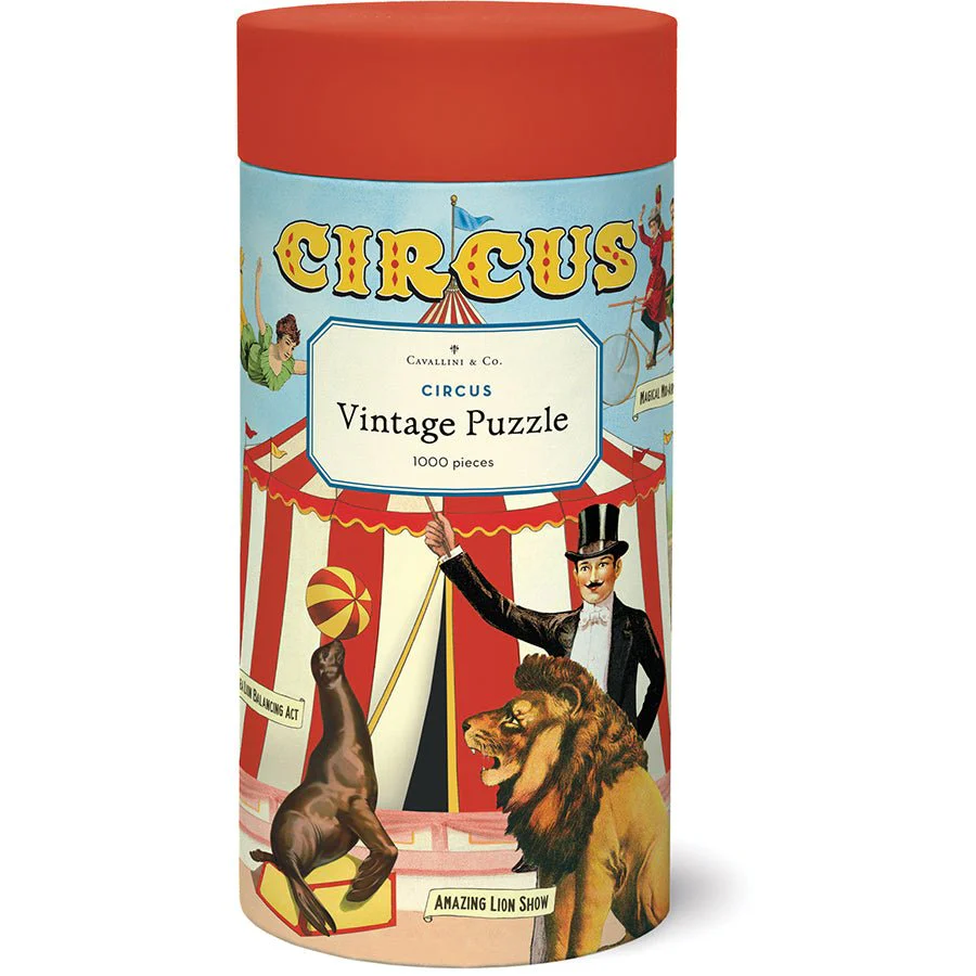 Cavallini & Co. Vintage Inspired 1000 Piece Puzzle - Circus