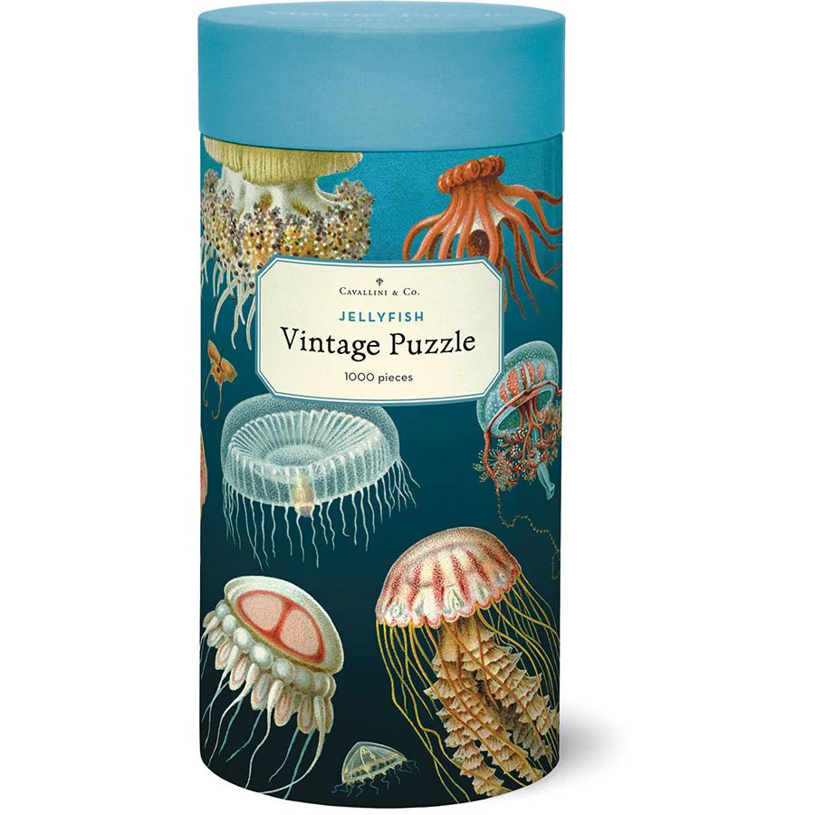 Cavallini & Co. Vintage Inspired 1000 Piece Puzzle - Jellyfish