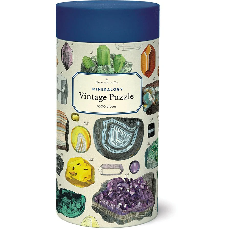 Cavallini & Co. Vintage Inspired 1000 Piece Puzzle - Mineralogie
