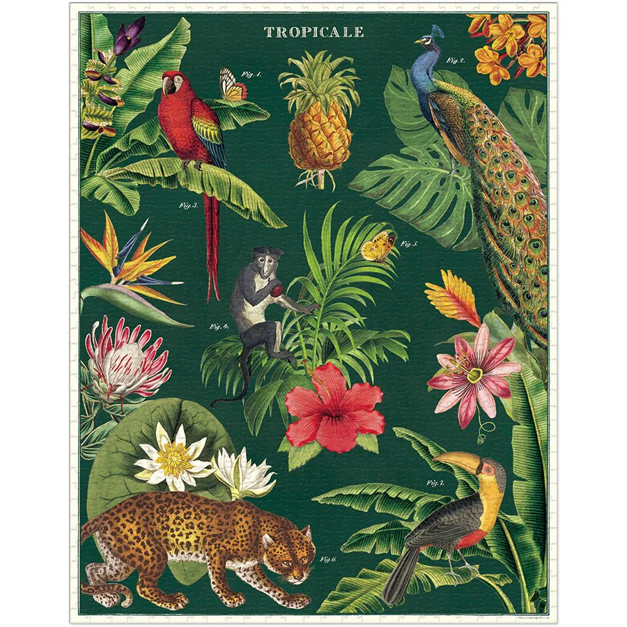 Cavallini & Co. Vintage Inspired 1000 Piece Puzzle - Tropicale - Image 2
