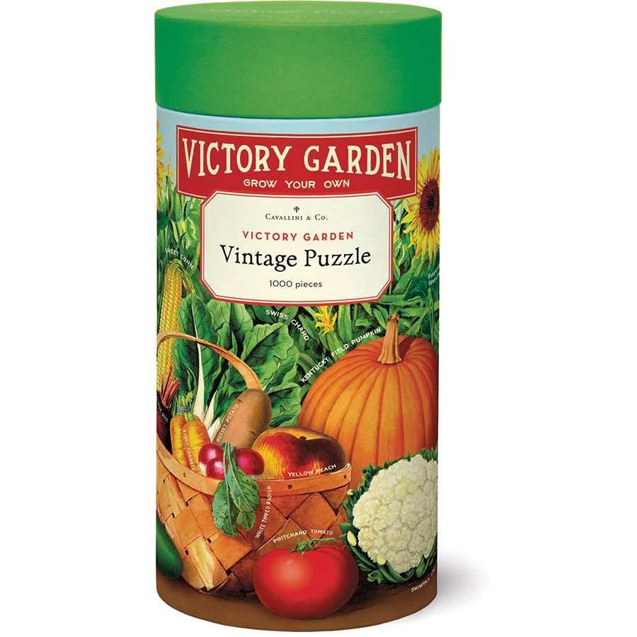 Cavallini & Co. Vintage Inspired 1000 Piece Puzzle - Victory Garden