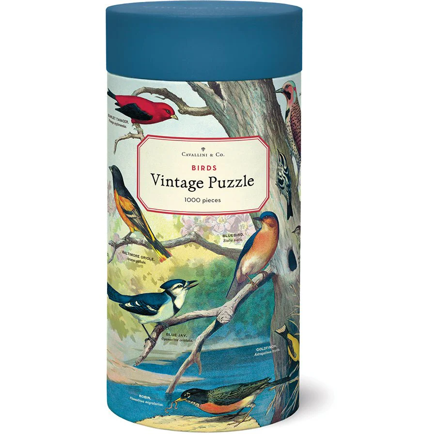 Cavallini & Co. Vintage Inspired 1000 Piece Puzzle - Birds
