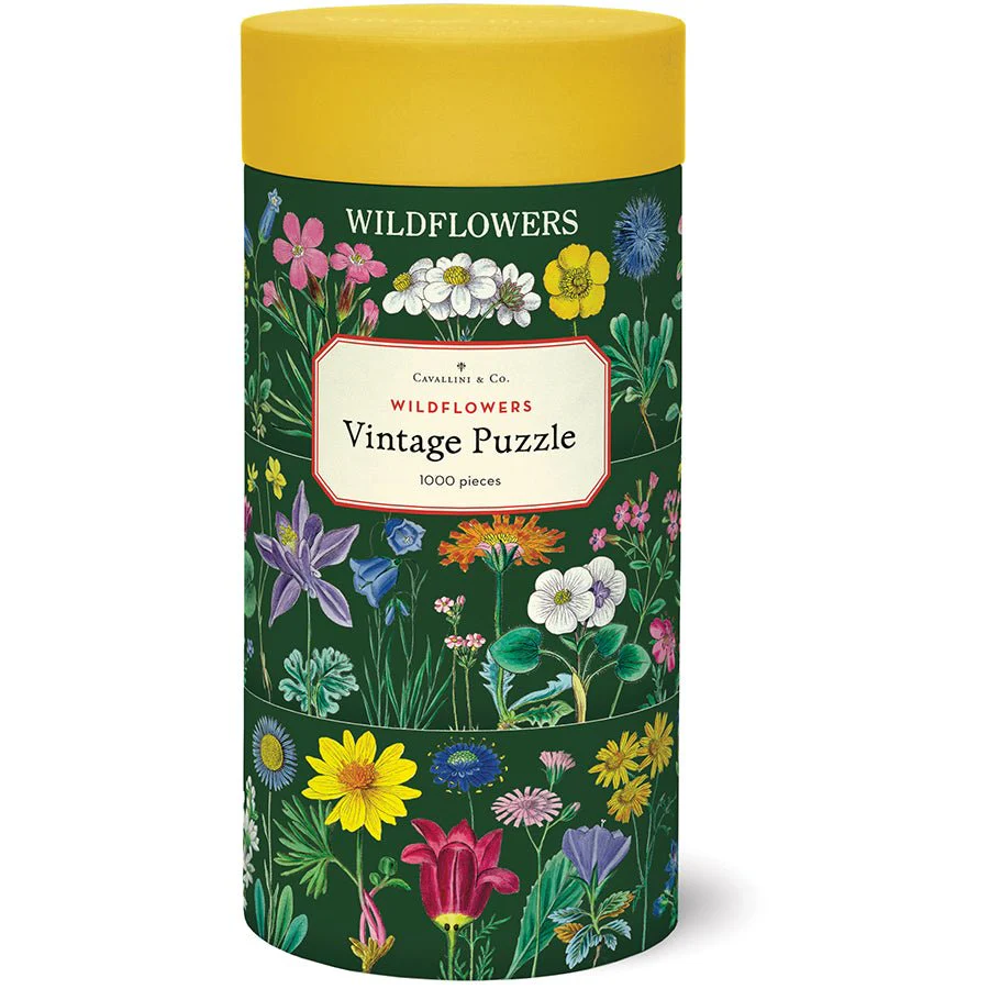 Cavallini & Co. Vintage Inspired 1000 Piece Puzzle - Wildflowers 2