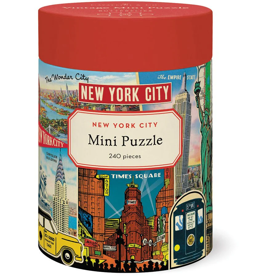 Cavallini & Co. Vintage Inspired 240 Piece Mini Puzzle - New York City