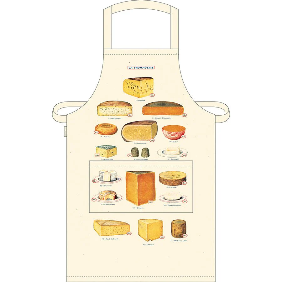 Cavallini & Co. Vintage Inspired Cheese Apron